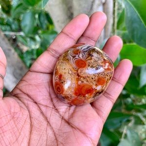 Love, Indigo | Healing Banded Agate Pebble Crystal